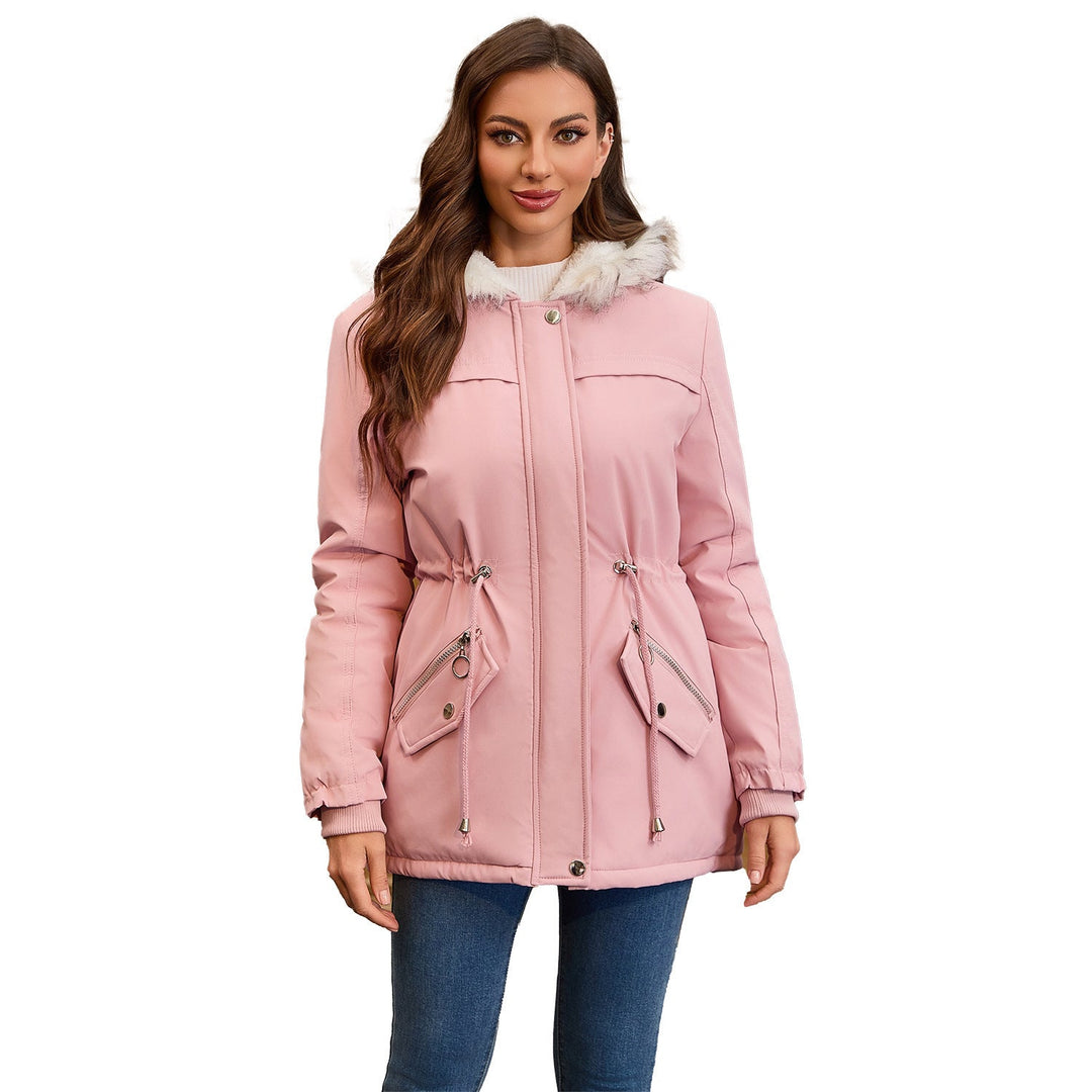 Damen gefütterte Outdoor-Jacke mit abnehmbarer Kapuze Fudus 1