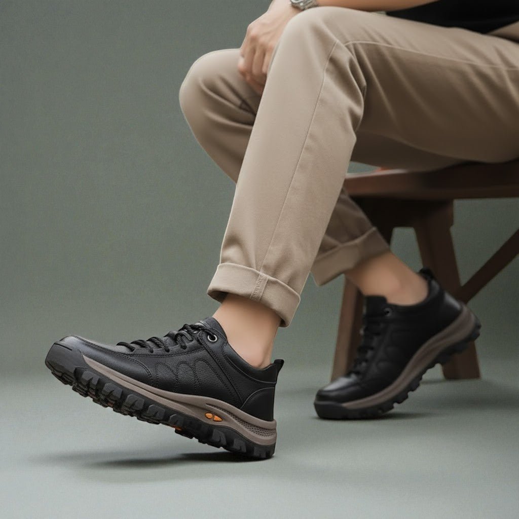 Elian – Herren Lederschuhe Orthopädische Bequeme Laufschuhe 0