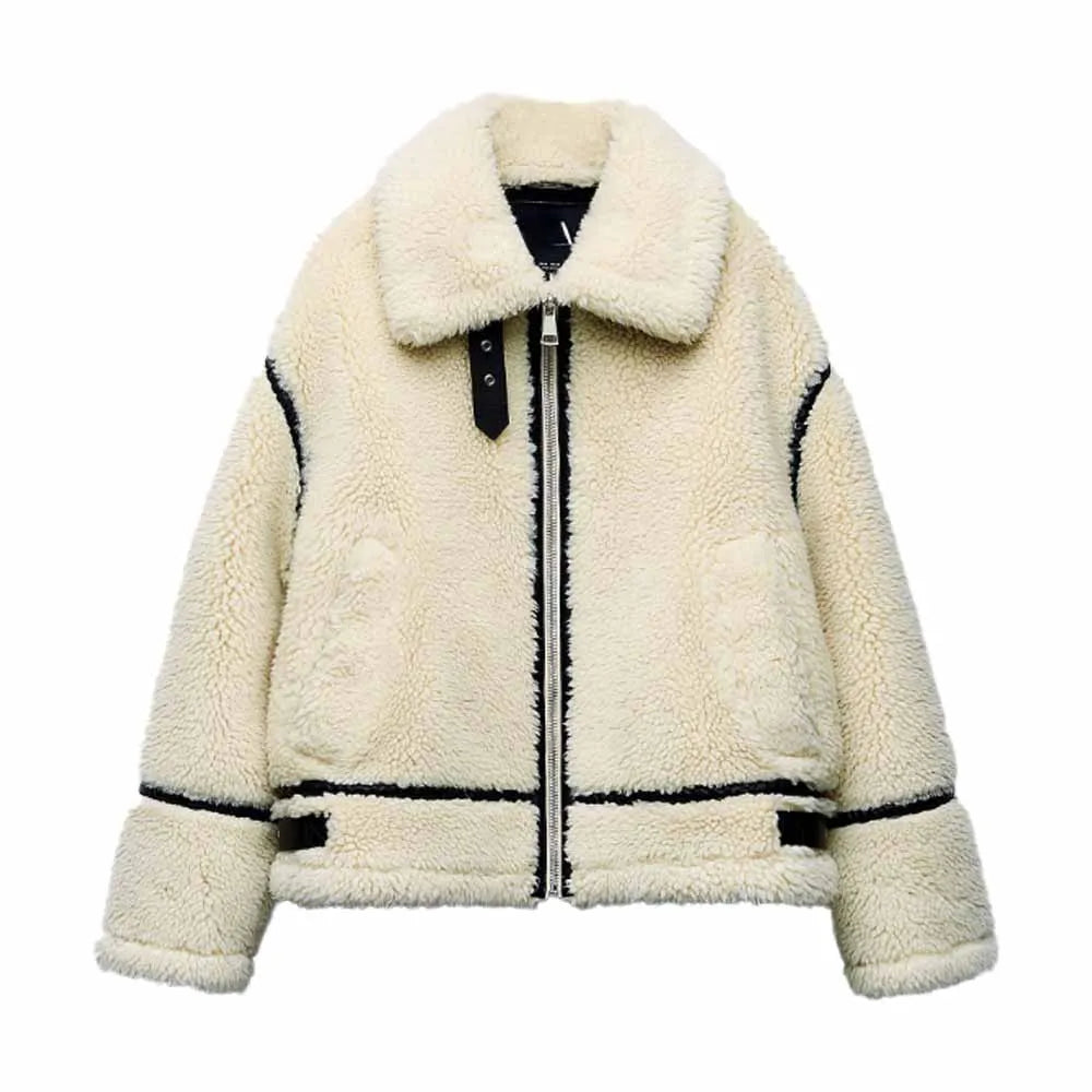 Damen Winterjacke mit verlängertem Schnitt und markanter Silhouette