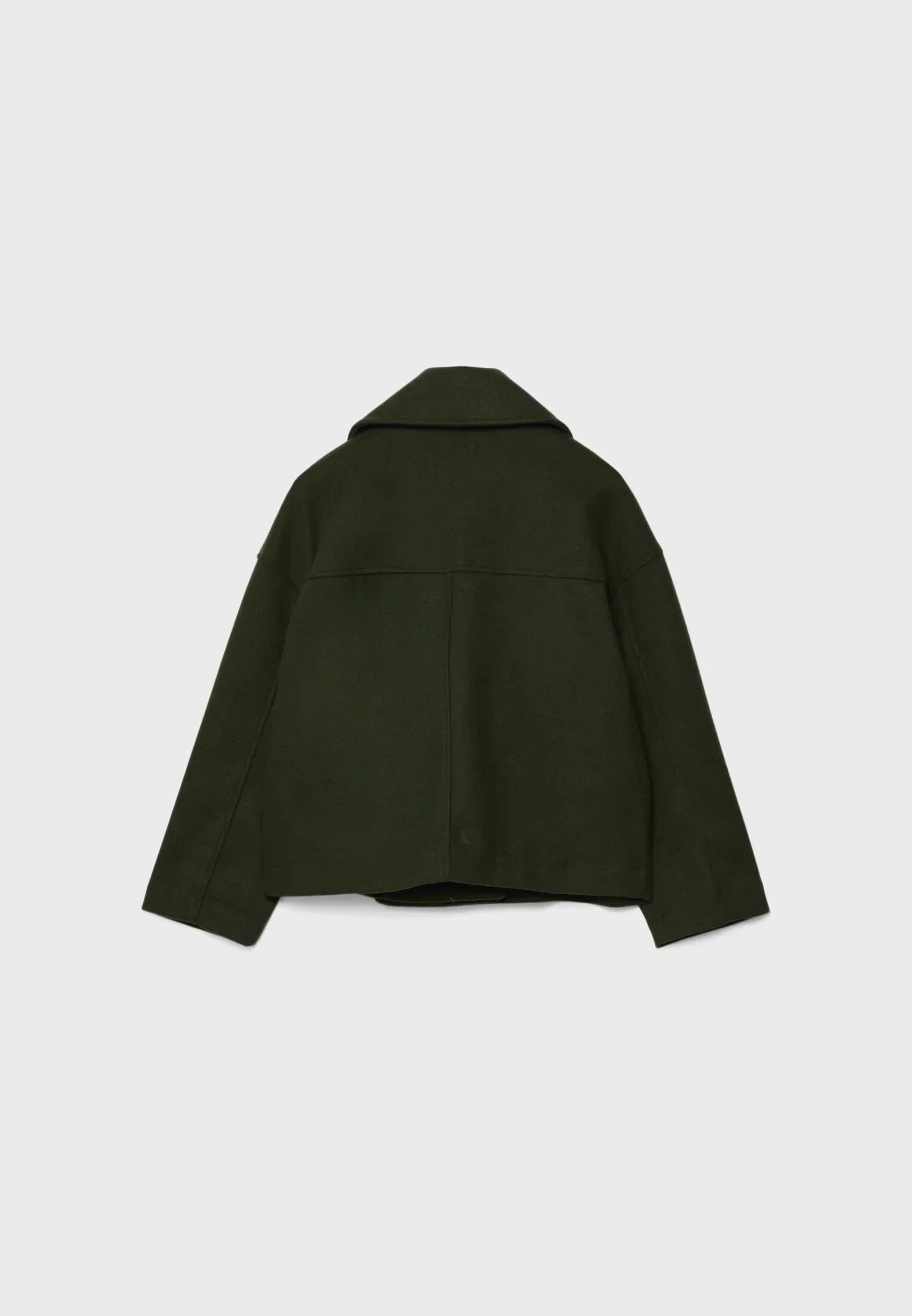 Kurze Damenjacke mit doppelter Knopfreihe
