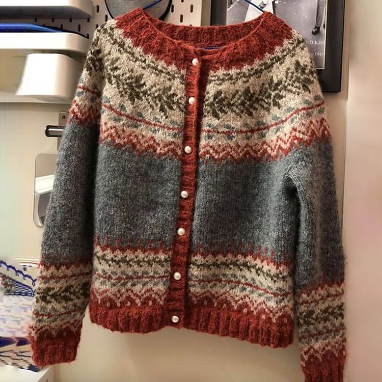 Heidi-Mode | Strickjacke Aus Hochwertiger Wolle Und Baumwolle 0