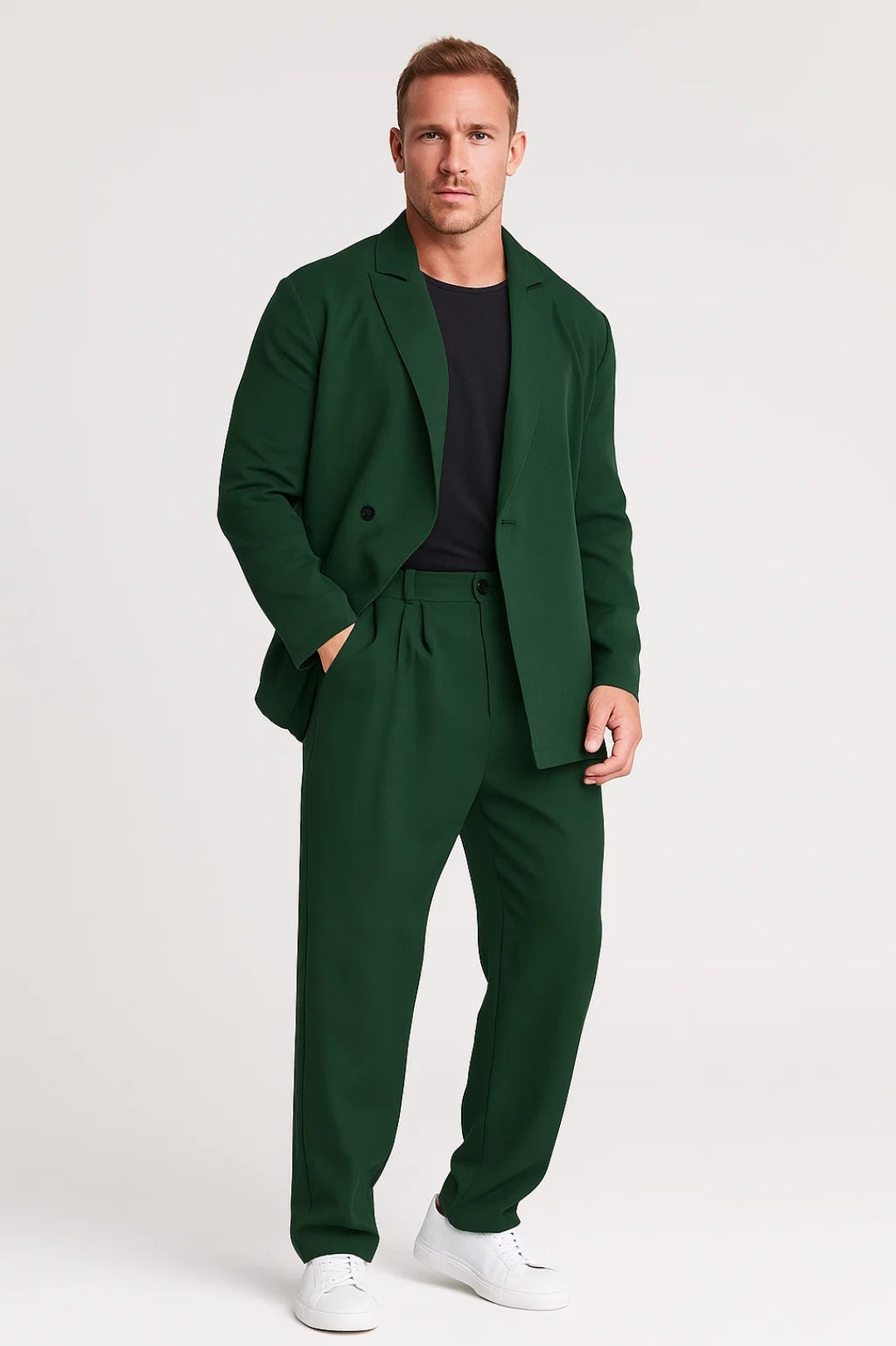 Herren Set | Zweiteiliges Outfit | Lockerer Sitz & sofort gepflegt