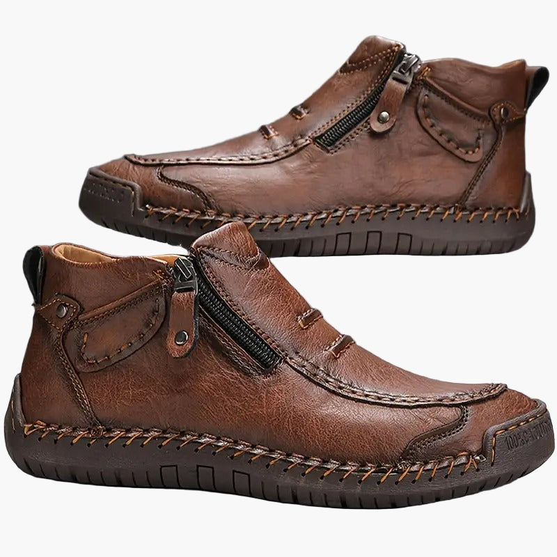 Herren Freizeitschuhe mit Reißverschluss – Bequeme Alltagsschuhe im modernen Stil 0