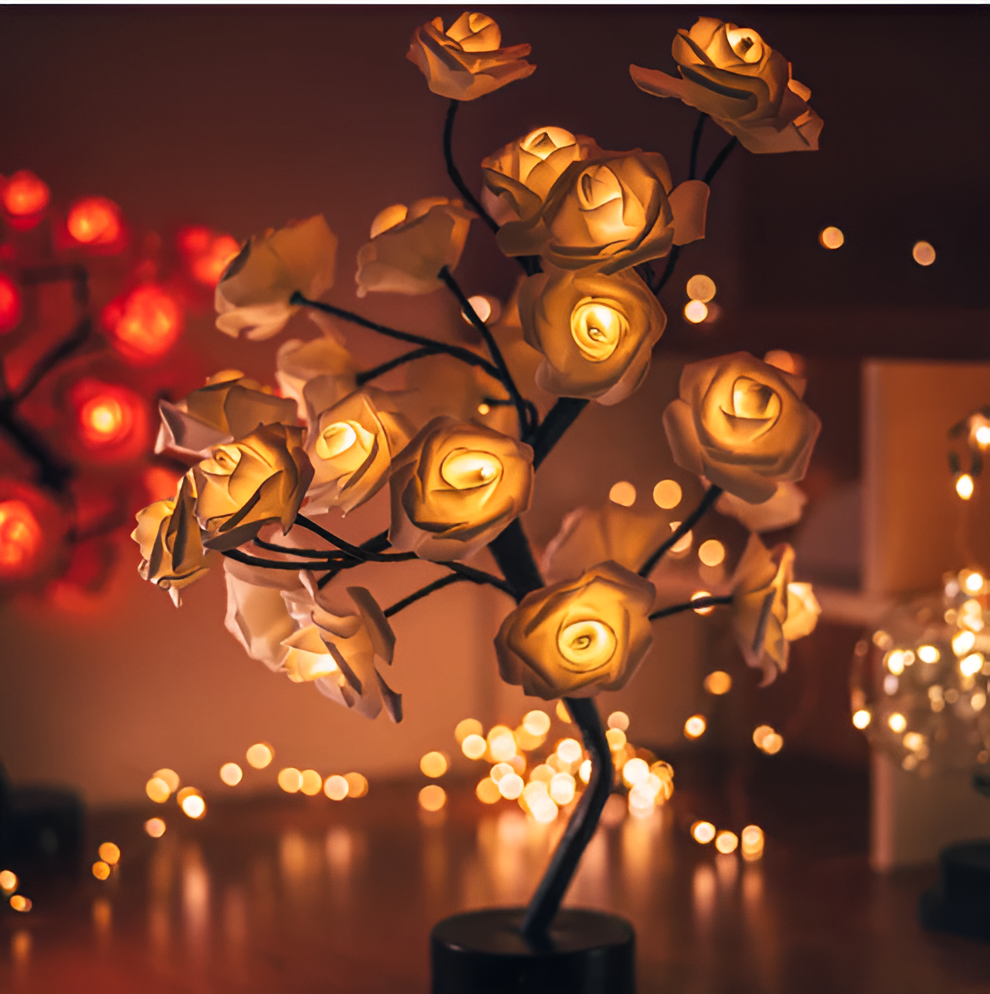 Rose Flower Tree - LED Nachtlicht - Nachtleuchte-1
