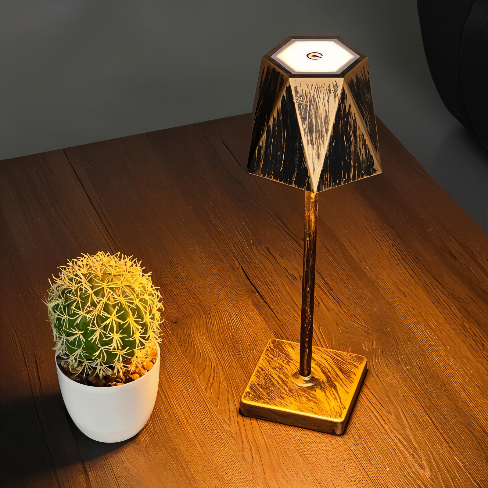 PolyLamp - Tragbare Sechseck-LED-Tischlampe - Wasserdicht und Wiederaufladbar-2