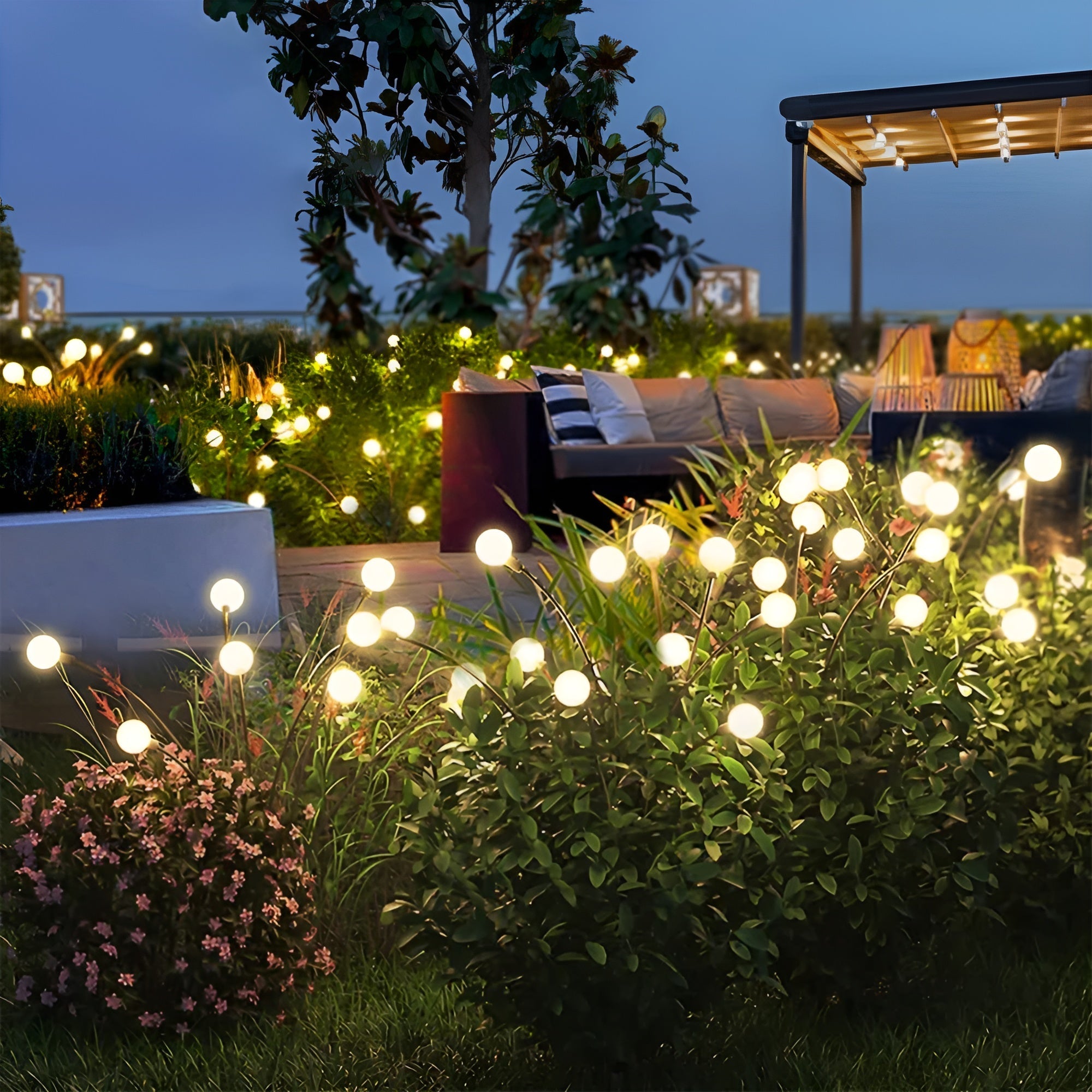 Solar tuinverlichting Firefly Glow warm wit