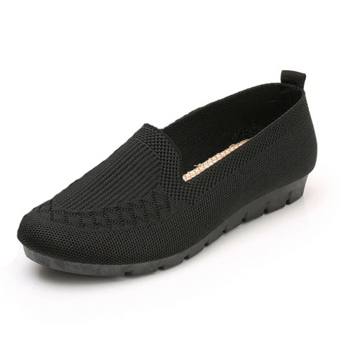 Damen schuhe flach mit orthopädischer Unterstützung