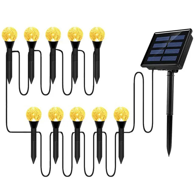 Magische Solarleuchten Garten – Wetterfeste Solarlampe mit Farbwechsel-LEDs-1