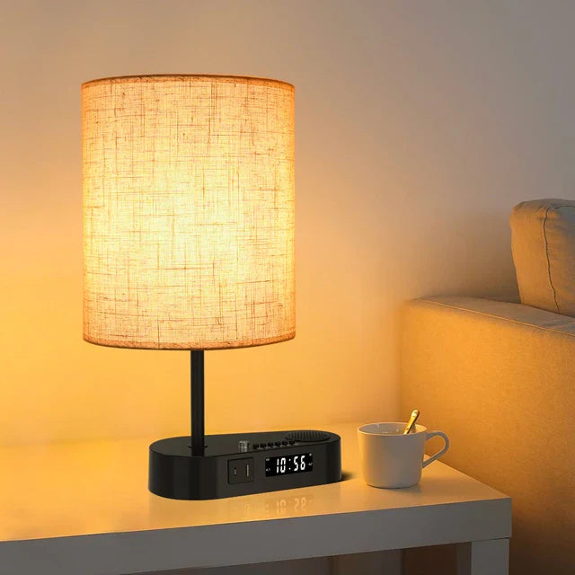 Moderne Nachttischlampe Touch Dimmbar für Gemütliche Beleuchtung im Schlafzimmer-2
