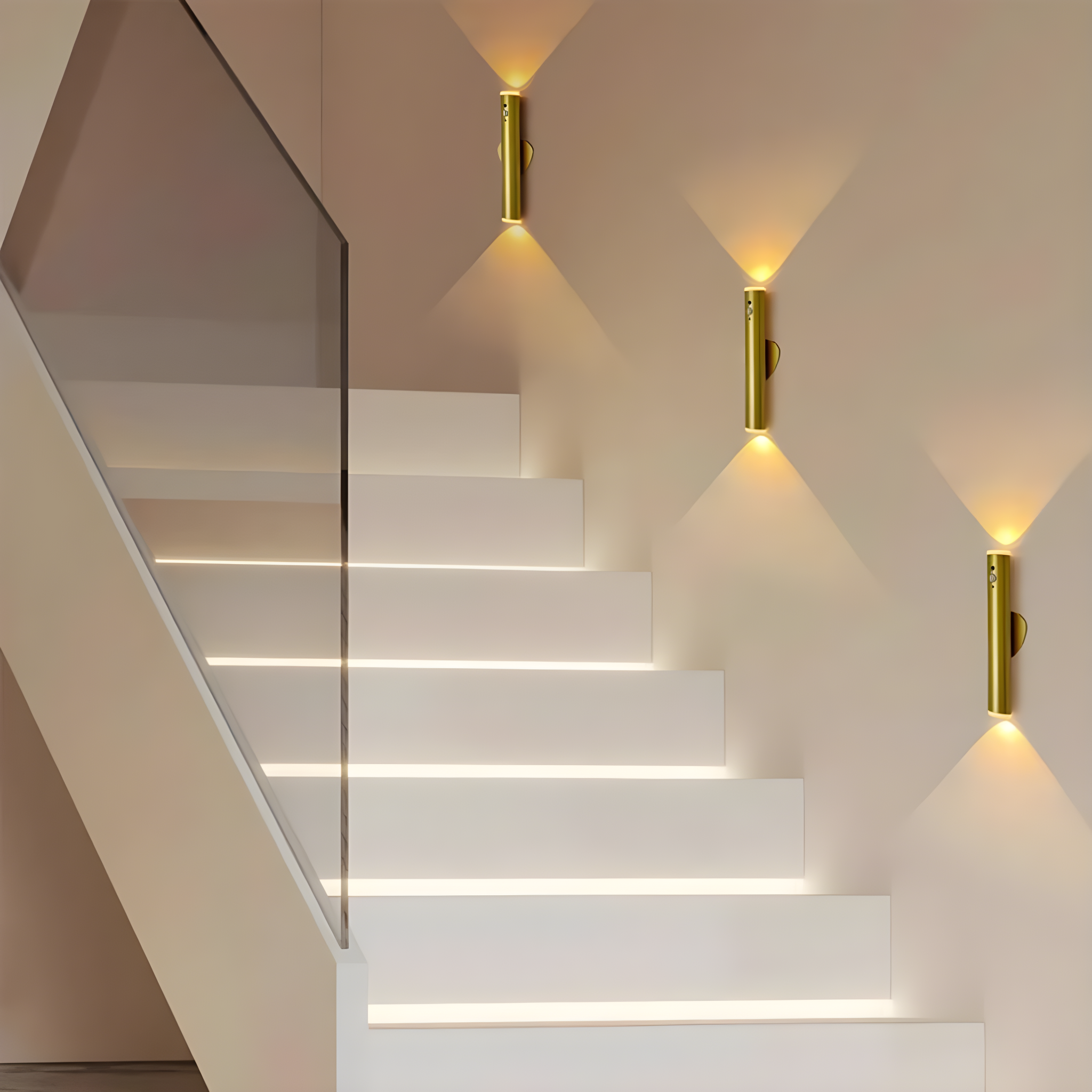 Moderne LED Wandleuchte Innen Mit Bewegungssensor Und Fernbedienung Für Stilvolle Beleuchtung-2