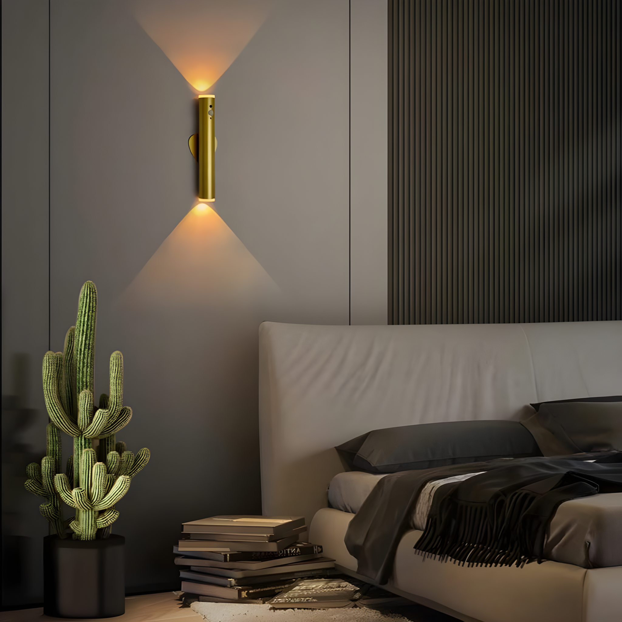 Moderne LED Wandleuchte Innen Mit Bewegungssensor Und Fernbedienung Für Stilvolle Beleuchtung-4