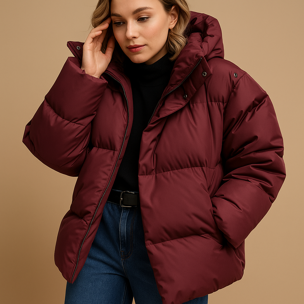 Damen Steppjacke mit Kapuze