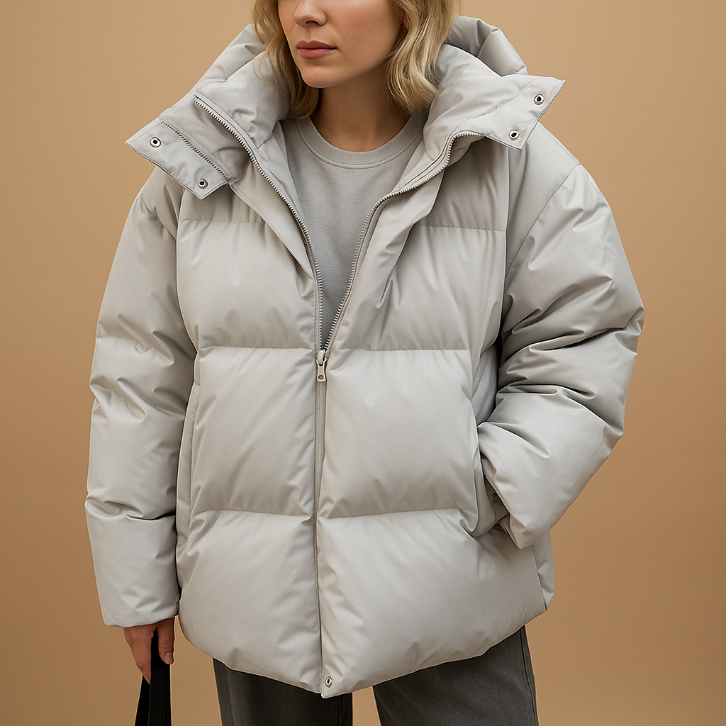 Damen Steppjacke mit Kapuze