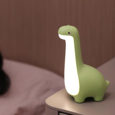 Squishy Silikon Lange Hals Dinosaurier LED Nachtlicht - Perfektes Geschenk für Kinder und Mädchen-3