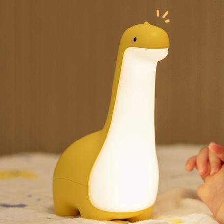 Squishy Silikon Lange Hals Dinosaurier LED Nachtlicht - Perfektes Geschenk für Kinder und Mädchen-2