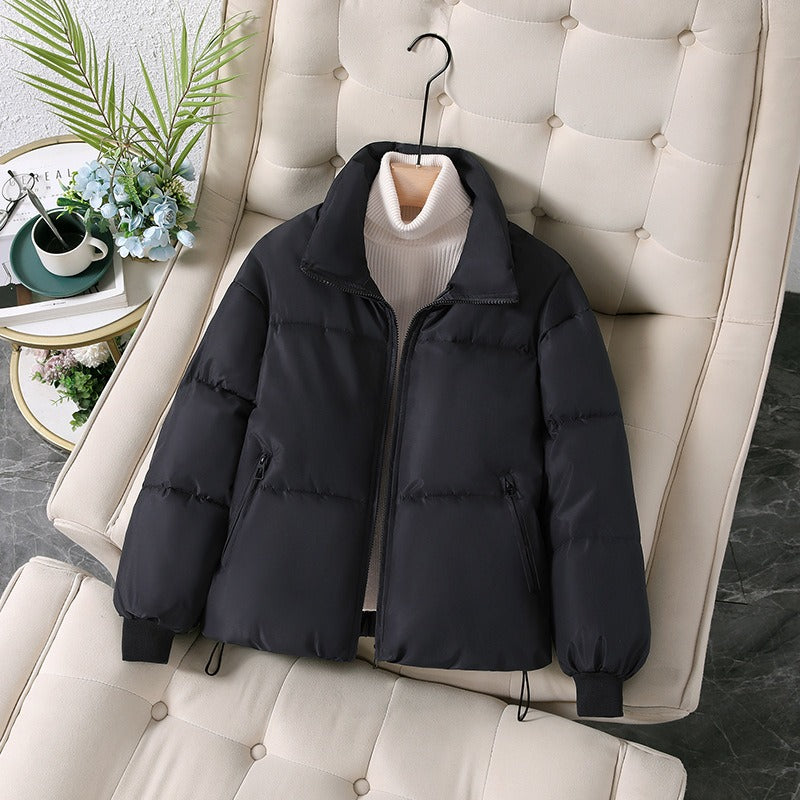 Oversized Steppjacke für Damen mit Stehkragen