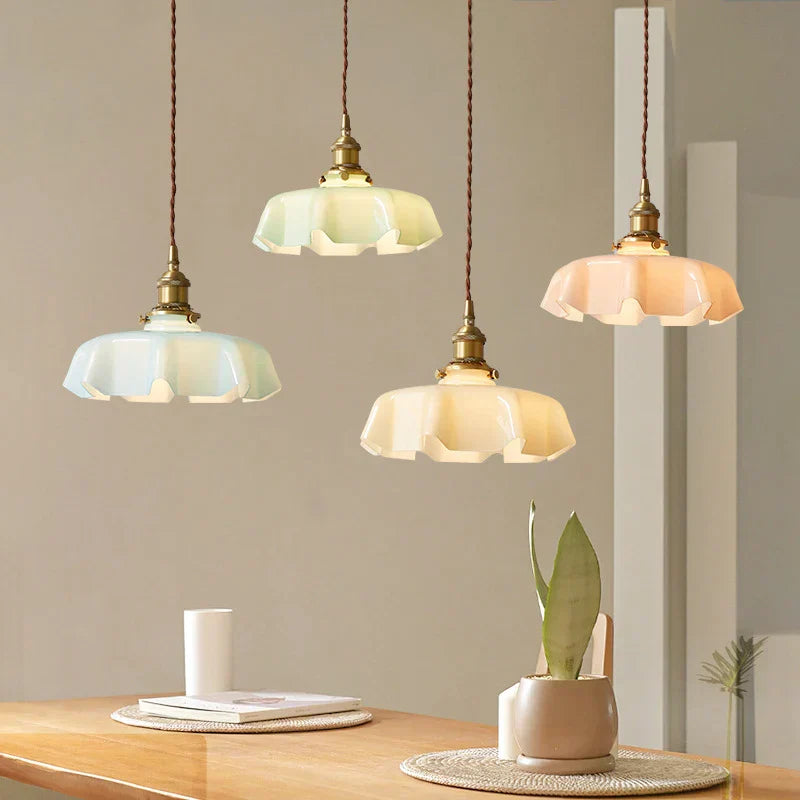 Elegante Pendelleuchte aus Messing für Esszimmer und Wohnzimmer, stilvolle Hängeleuchte-3