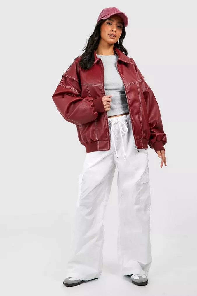 Damenjacke mit markanter Silhouette und lockerem Schnitt