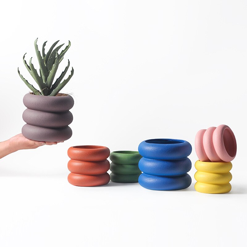 Moderner Blumentopf Groß im Skandinavischen Stil mit Elegantem Design für Innenräume-4