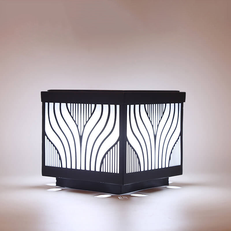 Moderne Edelstahl LED Außenlampe für stilvolle Außenbeleuchtung im Garten-6