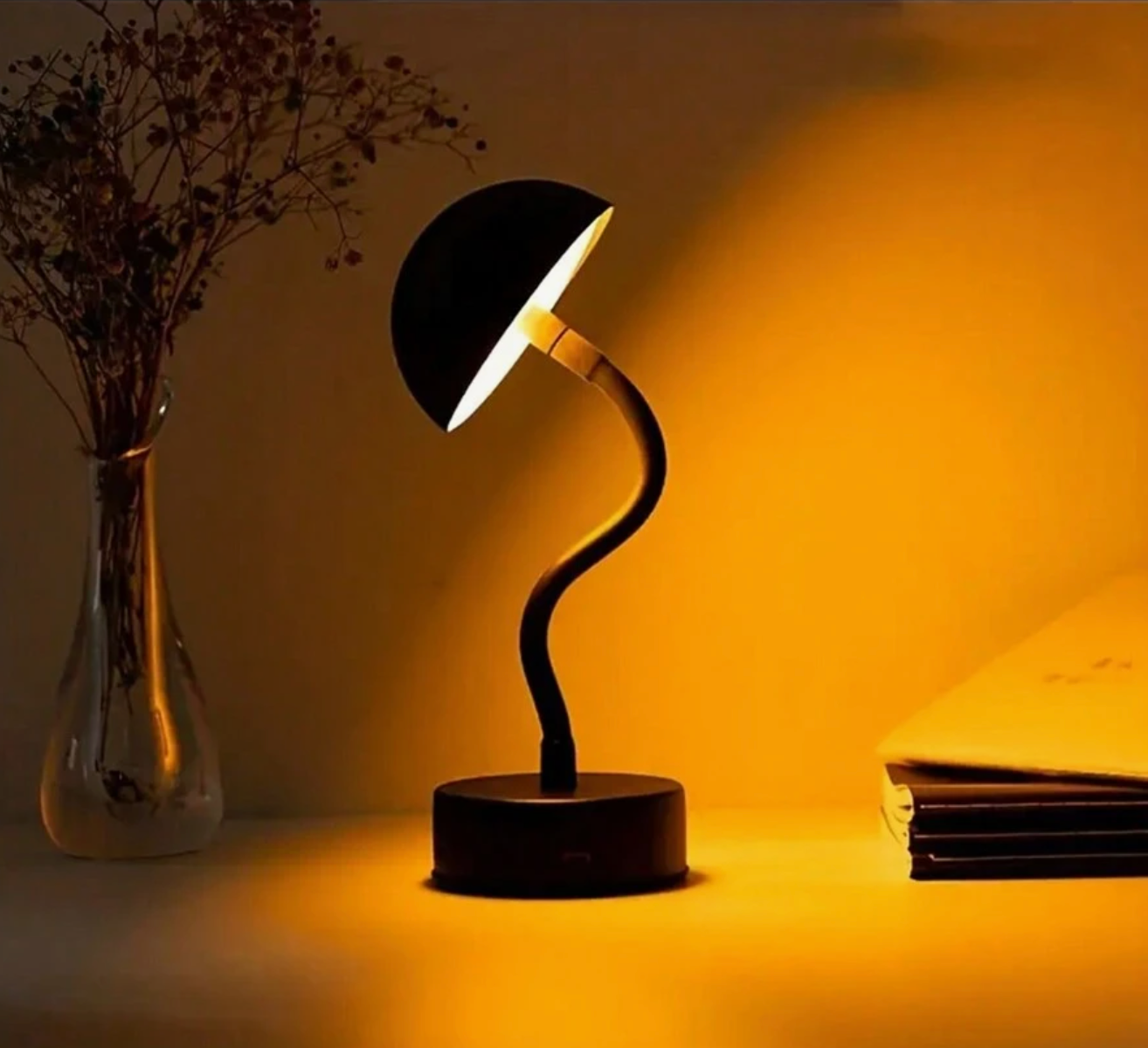 Kabellose Dimmbare LED Akku Tischlampe FlexLamp - Modern über Touch | Wohnzimmer | Leselampe | Nachttischlampe-1