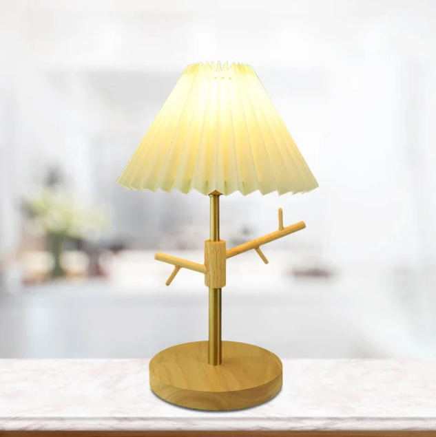 Variant image for Moderne Nachttischlampe mit Klappbarem Design und Dekorativer Zieraufhängung-2