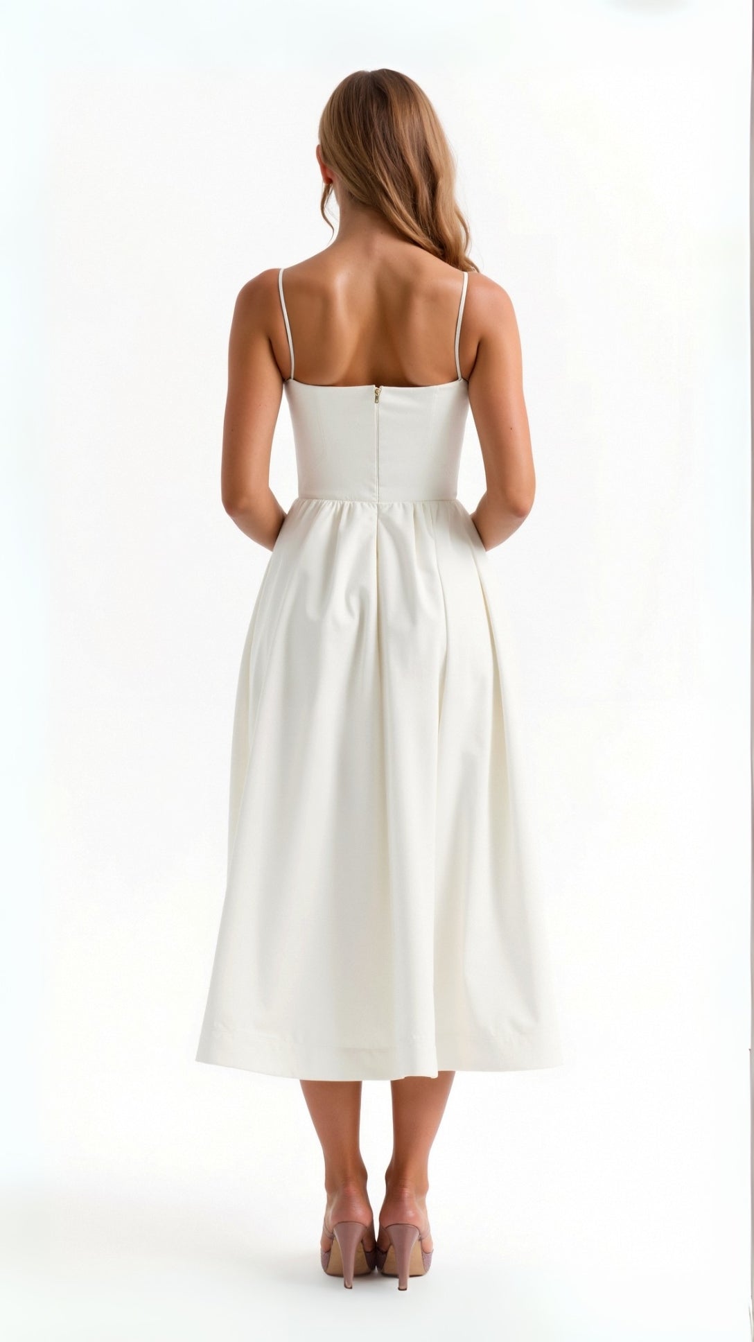 Fließendes Midikleid