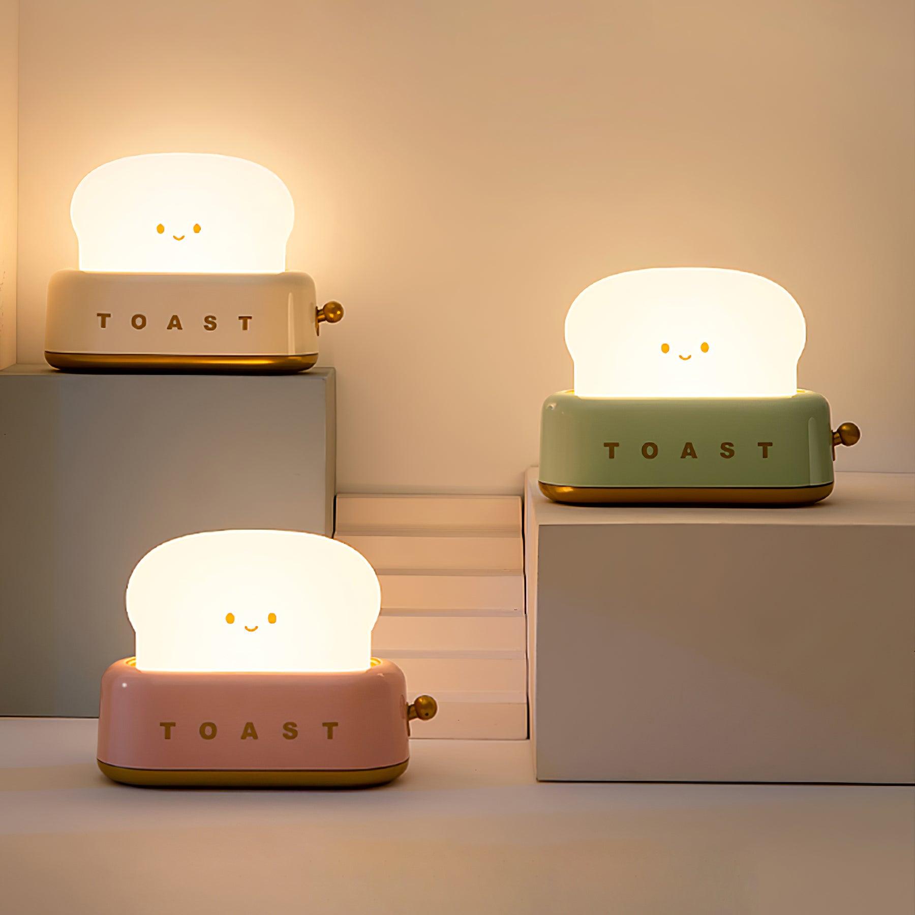 ToastaLux Toaster Design LED Tischlampe | Kabellos | Eingebaute Batterie | Perfekte Deko-2