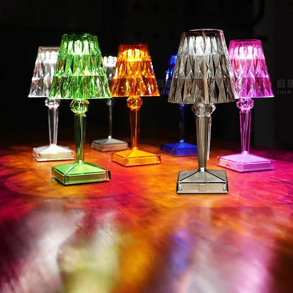 Luminouscrystal – kunst-tischlampe aus acrylkristall-3