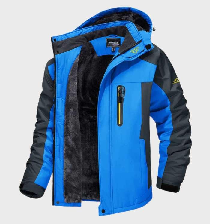 Warme und Wasserdichte Herren-Fleecejacke mit Kapuze – Logan 1
