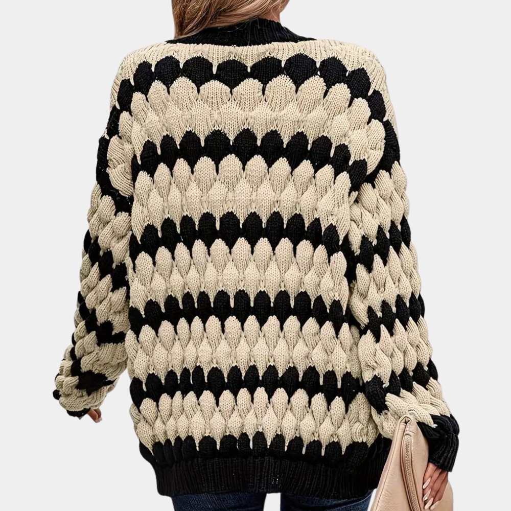 Warme und elegante Strickjacke für Damen 1