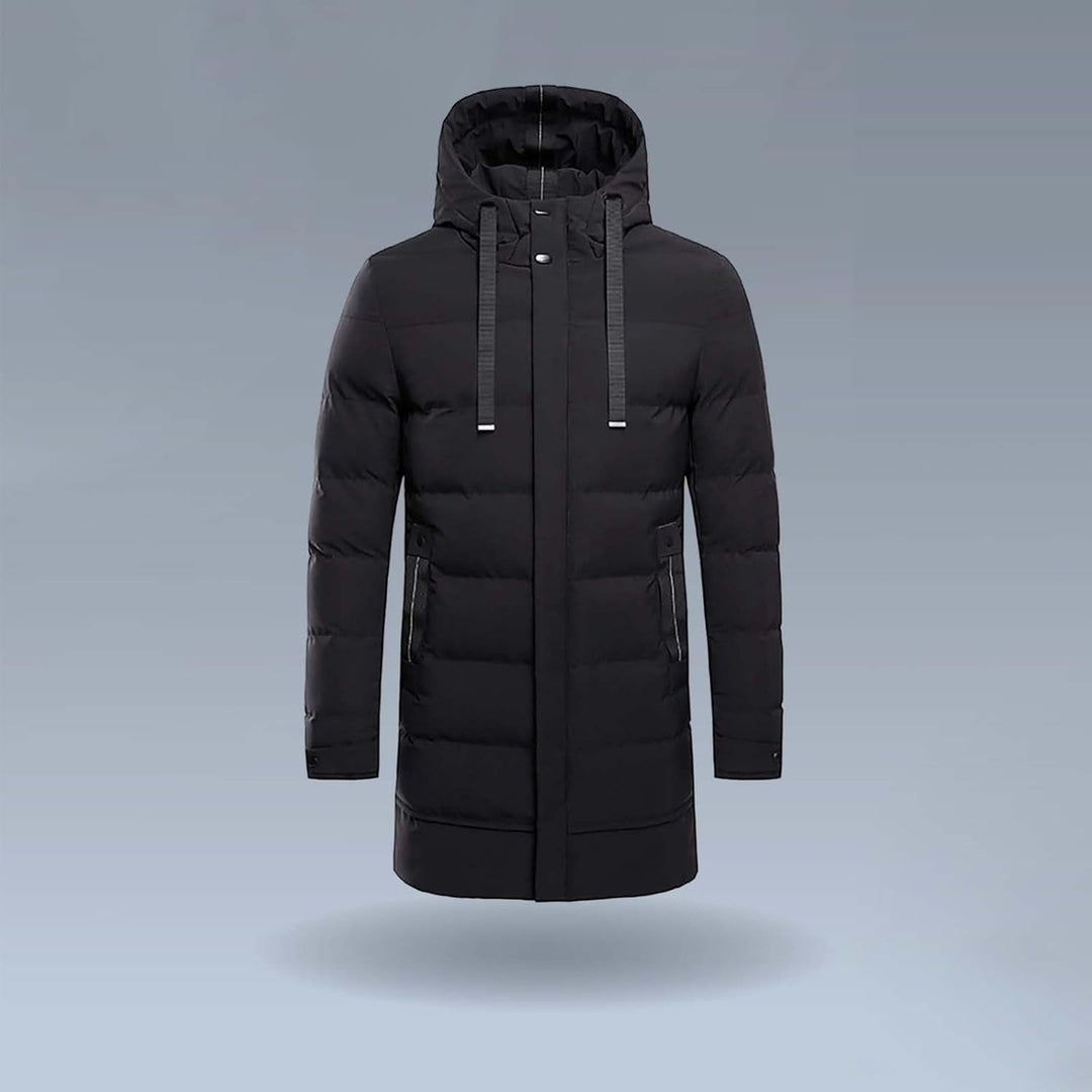 Wasserdichte Herren-Winter-Steppjacke 0