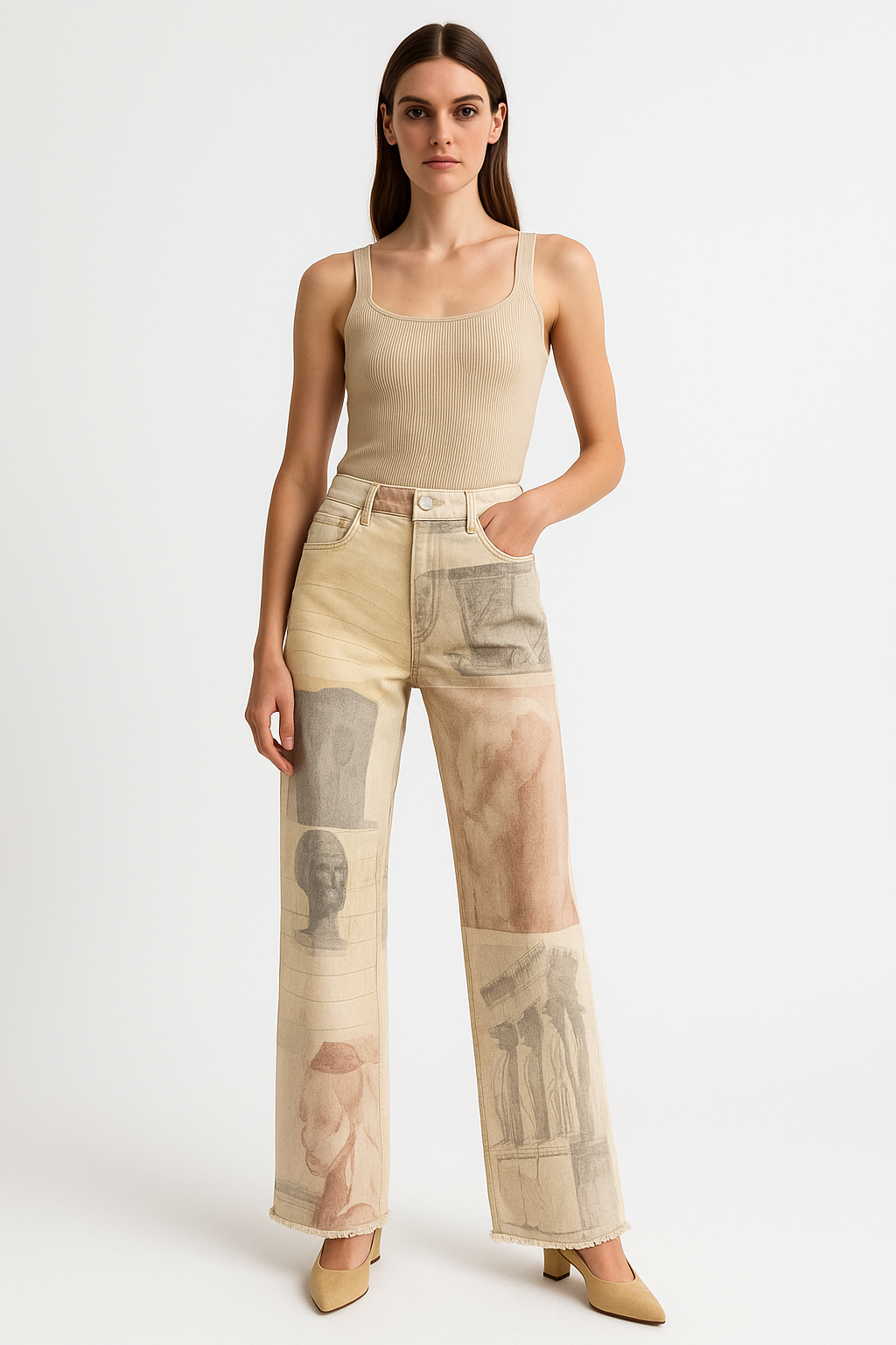 Weite jeans für damen