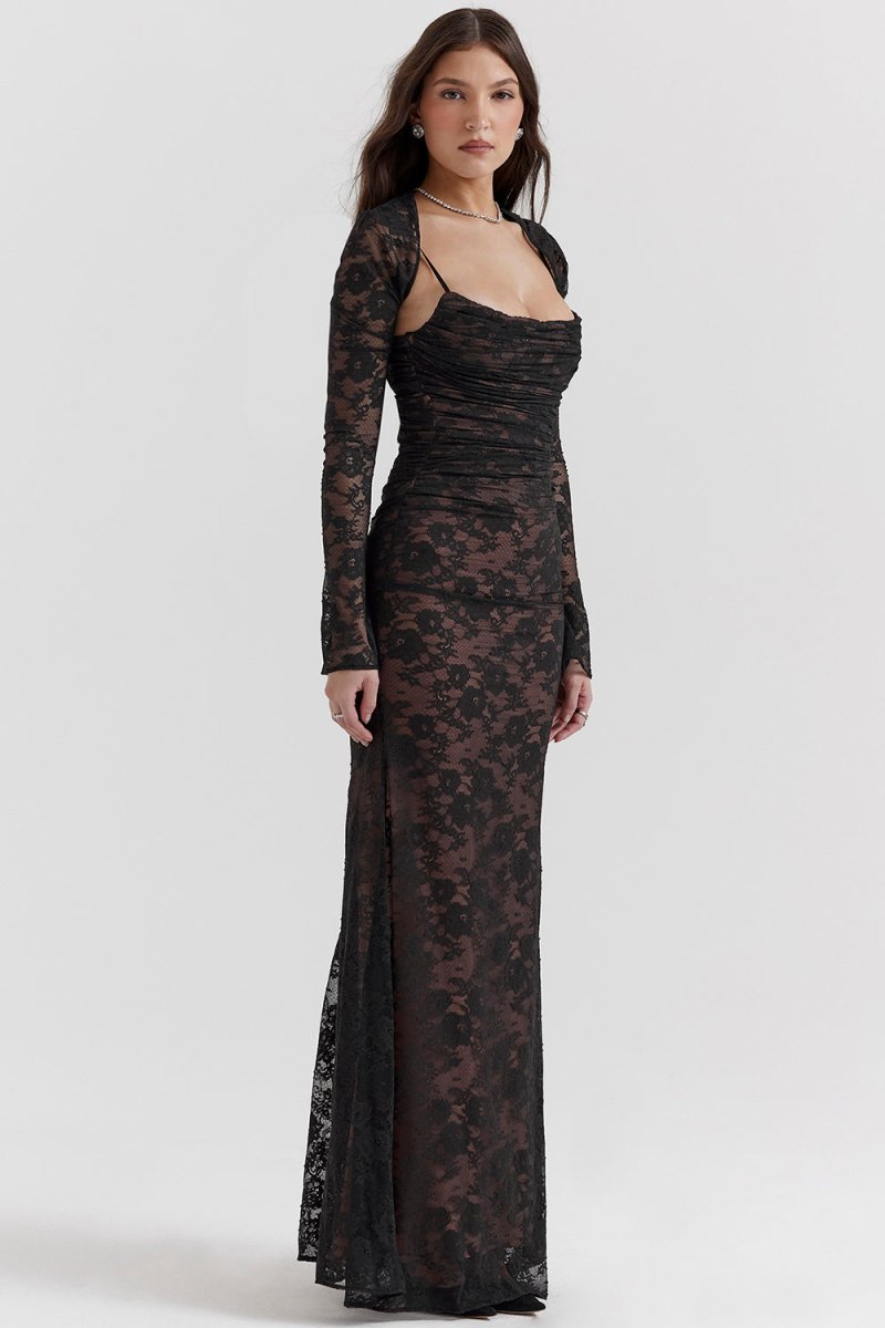 Damen-Korsettkleid mit Rücken-Schnürung für festliche Anlässe