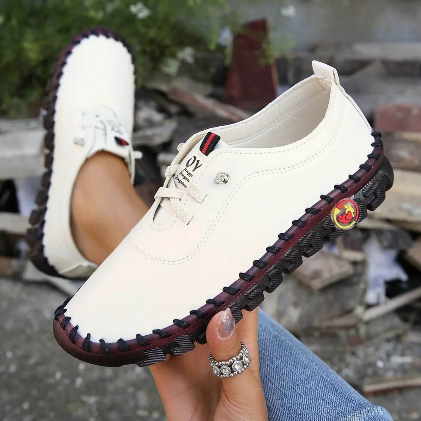 Damenschuhe mit orthopädischer Sohle für längere Tragezeiten