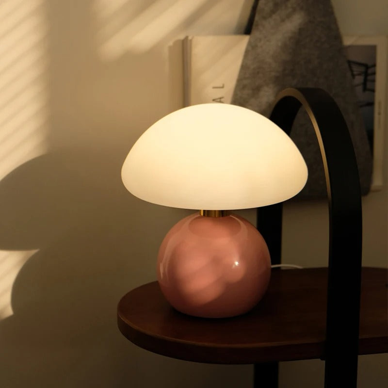 GlowVista Moderne LED Nachttischlampe | Dimmbar | Farbwechsel | Kabellos | Dekorative Beleuchtung für Zuhause-3