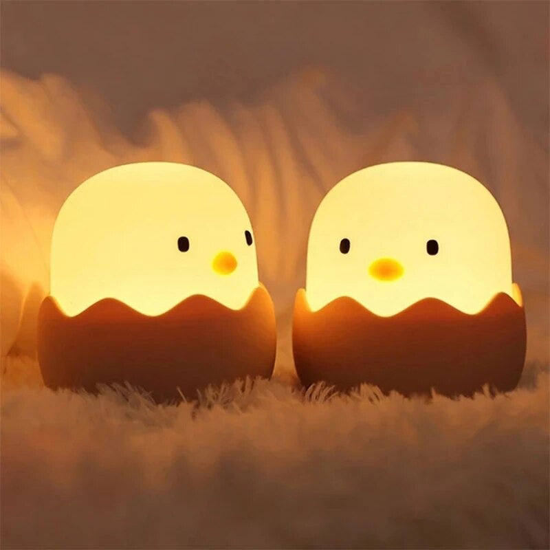 Eierförmige Nachttischlampe für Kinder-3