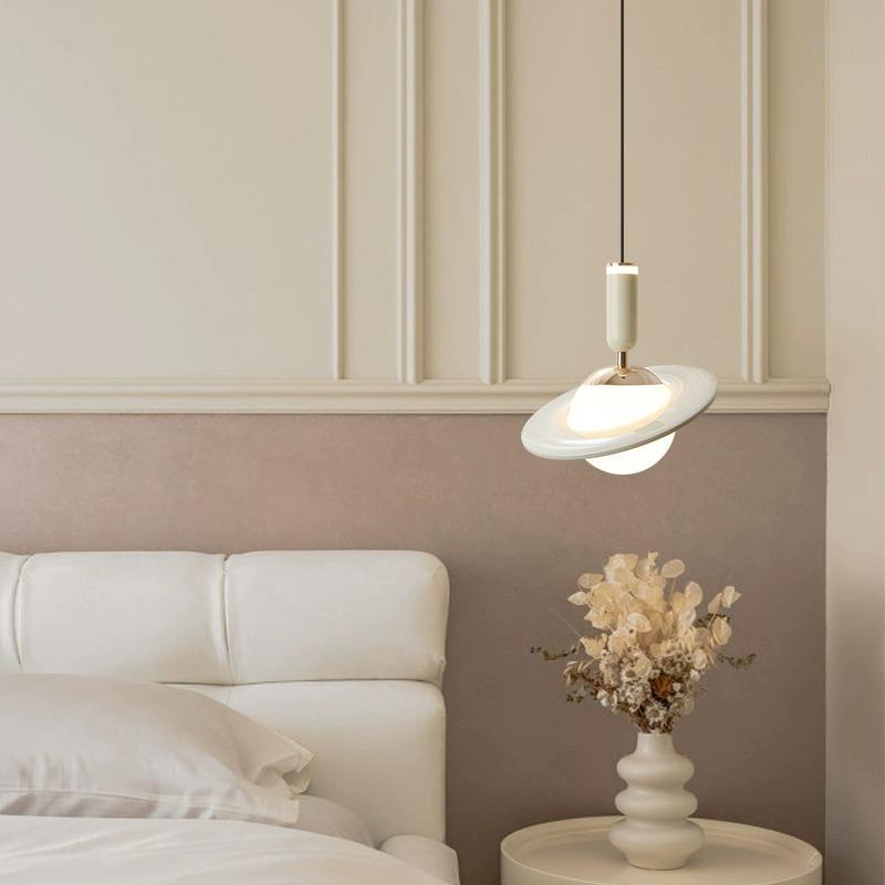 Variant image for Moderne Pendelleuchte für Esstisch im Saturn-Design mit Verstellbarer Höhe und Stil-1